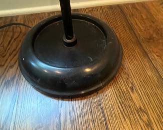 F13 - $125. Pottery Barn Adjustable Floor Lamp. Measures 57.5" tall. Model #270300.