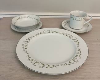 F57 - $75. "Elegance". Sheffield Fine China from Japan "502T". Service for 12+ extras.