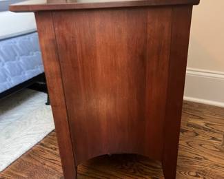 F19 - $50. Kincaid Furniture Nightstand. Measures 26" x 16" x 23.5" tall.