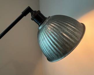 F13 - $125. Pottery Barn Adjustable Floor Lamp. Measures 57.5" tall. Model #270300.
