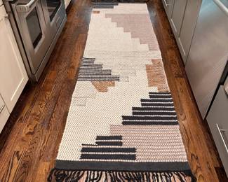 F38 - $150. Colca Wool Runner from West Elm. Measures 32" x 110" long. Overall very good condition - does have a few cut threads in a couple places, see photos!