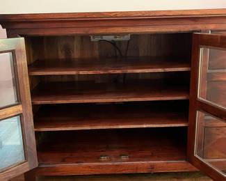 F12 - $350. Crate & Barrel Kavari Media / TV Console. Measures 57.25" x 21.25" x 36" tall.