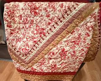Beautiful handmade quilt
