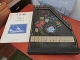 Handpainted Zither with instruction booklet
