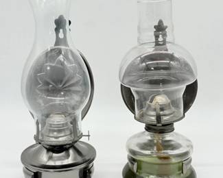 62 VintageWallMountOilLamps