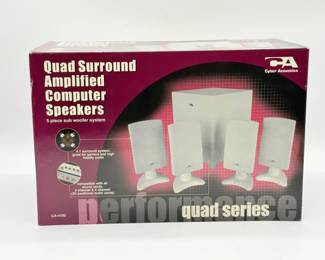101 CyberAcousticsQuadSurroundAmplifiedComputerSpeakerSystem