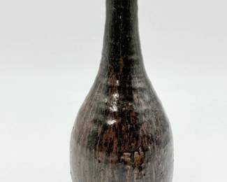 136 DripGlazedStudioArtPotteryVase