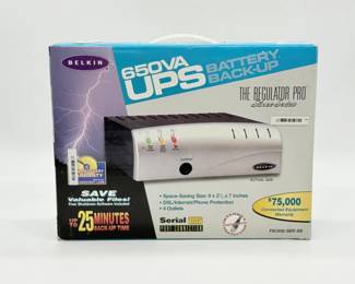 98 BelkinTheRegulatorProSilverSeriesUPSBatteryBackUpSystem