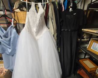 Gown & Vail from David's Bridal