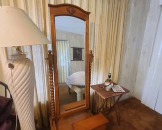 Vintage floor mirror