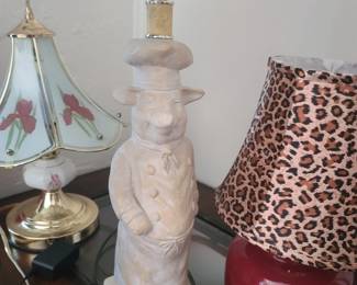 Pig lamp