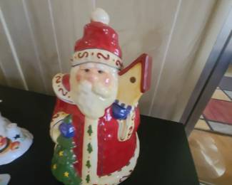 Christmas Santa Cookie Jar