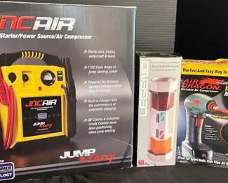 JNC Portable Air Compressor, Lantern, Air Dragon Tire Inflator