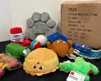 Pet Toys and Memorial Stones