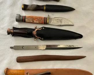 Assorted Vintage Knives blades