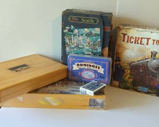 Puzzles, Ticket To Ride, Marlboro Poker Set and More
