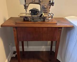 Sewing Table and Machine