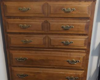 Tall Wooden Dresser