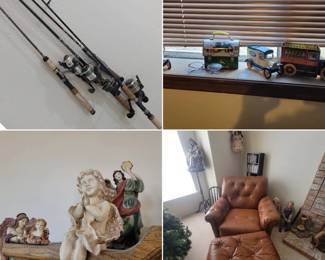 Fishing poles...