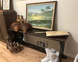 Wooden Bench, Wall Art