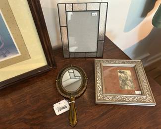 Enamel Handheld Mirror