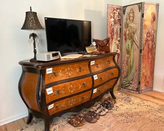 French Dresser, Women's Sandals, Wall Panel