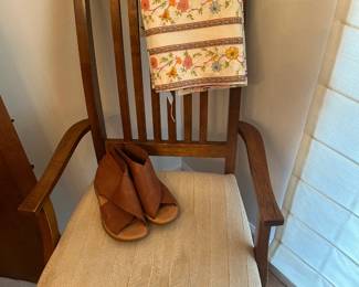 Wooden Chair, Women's Shoes