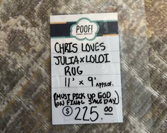 Chris Loves Julia x Loloi Rug