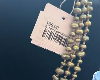 Green Pearl Necklace