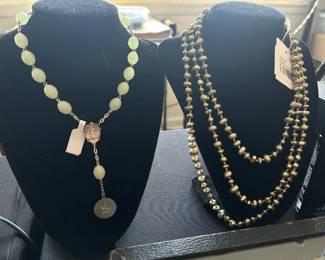 Green Pearl Necklace