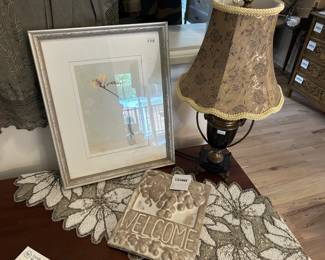 Decorative Table Lamp, Frames