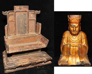 chair and buddha