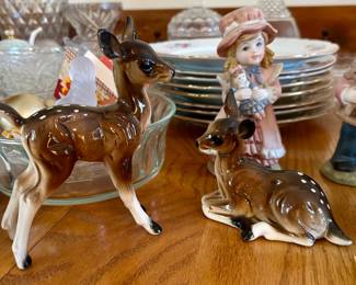 Porcelain deer made in Japan