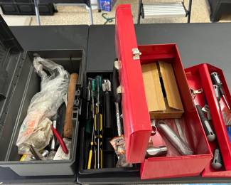 Metal tool boxes