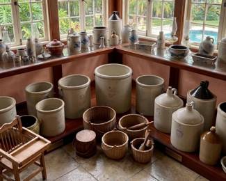 Large American stoneware collection