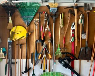Yard tools and much more.