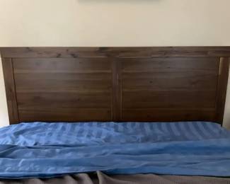 Vintage Full Size Wooden Bed, Headboard and Frame