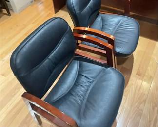 Pair HON Company 2190 Pillow Soft Wood Arm Chair