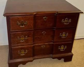 Pennsylvania House Vintage Cherry Wood Bomb 3Drawer Chest