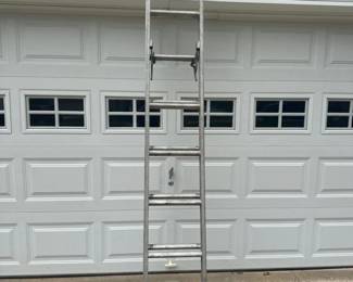 813 Foot Aluminum Adjustable Ladder