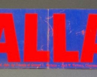 George Wallace Bumper Sticker