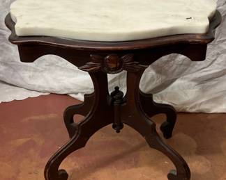 Victorian Era Marble Top Parlor Table