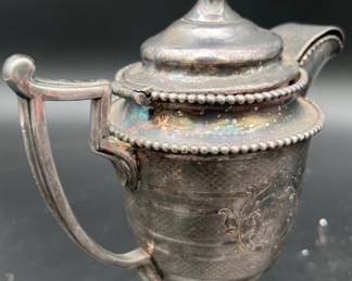 Rogers, Smith, & Co. Silver Plate Teapot