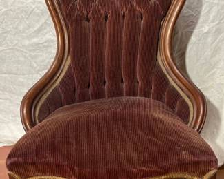 Victorian Style Parlor Chair