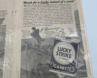 Lucky Strike Cigarette Advertising