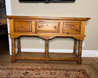 Broyhill wooden side piece