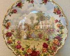 Antique plate.