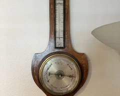 Rosewood Edwardian Wheel Barometer.