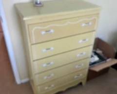 French Provincial style chest.