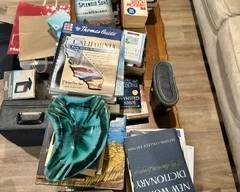 Various books.